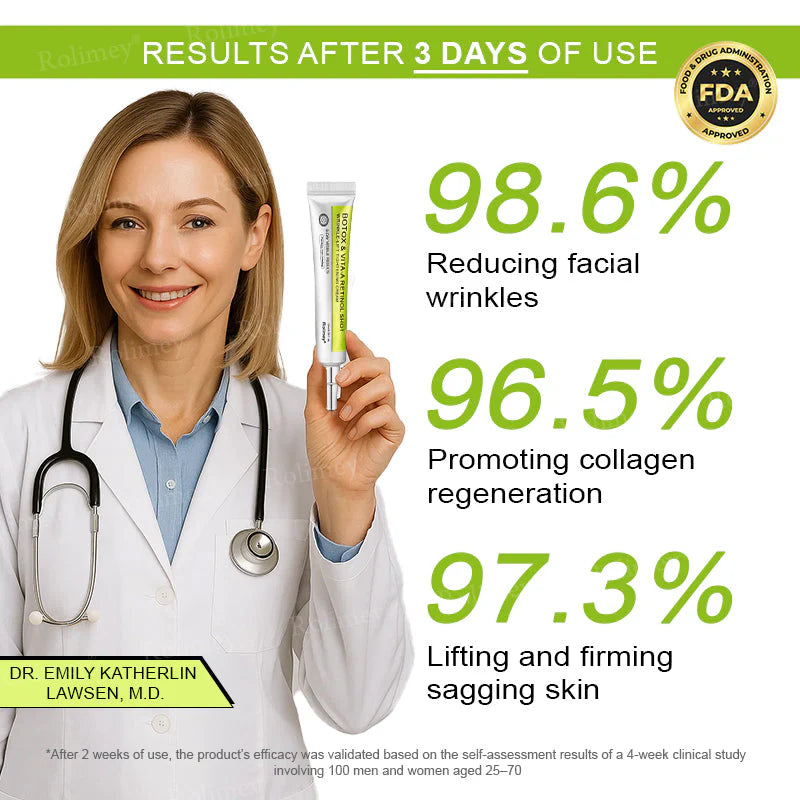 🪄💫Made and shipped from the USA 💫Rolimey® Botox & Vita-A Retinol Shot Wrinkle-Lift Tightening cream - Last Day Promotion 70% OFF