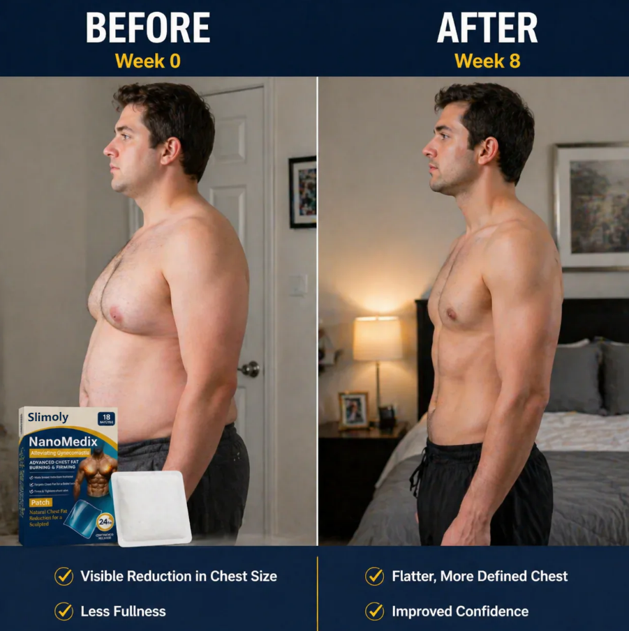 NanoMedix Gynecomastia Chest Fatburn & Firm Patch