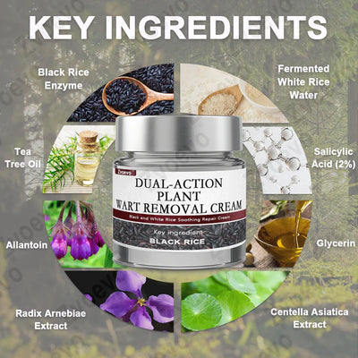 Black Rice Skin Repair Cream ⚕️ (Removes warts and tags, relieves psoriasis, evens skin tone and reduces dark spots)