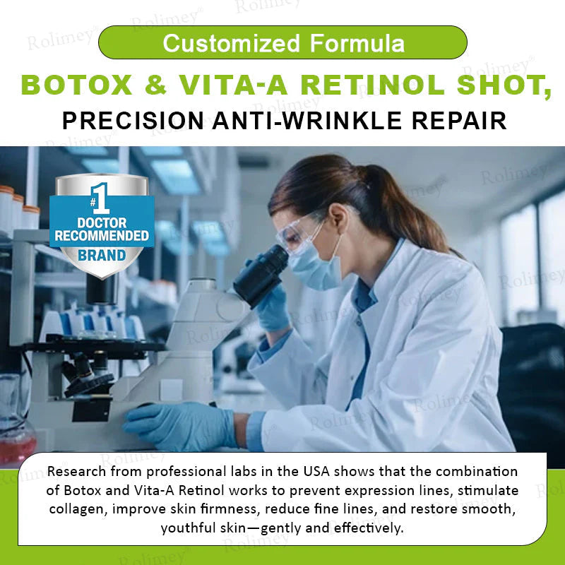 🪄💫Made and shipped from the USA 💫Rolimey® Botox & Vita-A Retinol Shot Wrinkle-Lift Tightening cream - Last Day Promotion 70% OFF