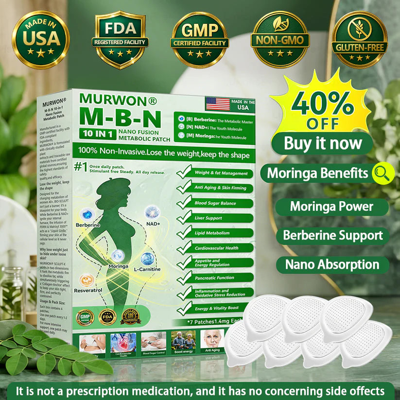 🎗️ 𝑴𝙐𝗥𝓦𝐎𝙉® 10-in-1 Nano Fusion Metabolic Patch | ✅ Science-backed | 10-in-1 Formula | Results in 7 days