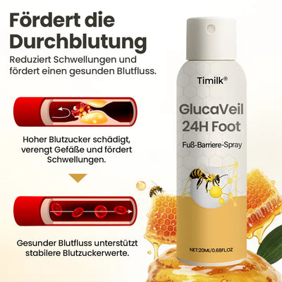 GlucaVeil 24H Fuß-Barriere-Spray