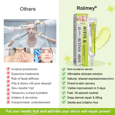 🪄💫Made and shipped from the USA 💫Rolimey® Botox & Vita-A Retinol Shot Wrinkle-Lift Tightening cream - Last Day Promotion 70% OFF