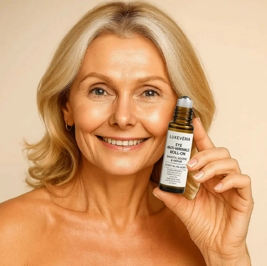 Luxevéria Eye Roller for Puffiness | Removes 97% of under-eye bags in 60 seconds — Instantly look 10 years younger!