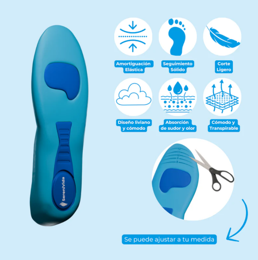 Plantillas ComfyFeet™️ - Disfruta de días sin dolor, sin tratamientos caros ni visitas al médico...