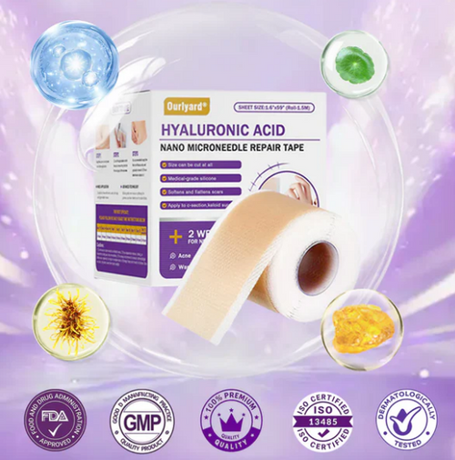 ✅Tienda oficial | Ourlyard® Cinta reparadora de nanoagujas de ácido hialurónico