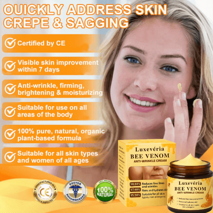 Crema reafirmante y antiarrugas Luxevéria Bee Venom