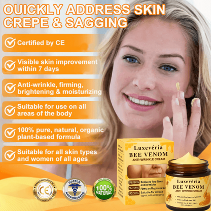 Crema reafirmante y antiarrugas Luxevéria Bee Venom