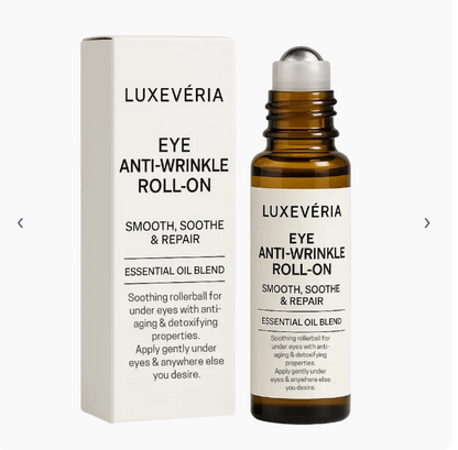 Luxevéria Eye Roller for Puffiness | Removes 97% of under-eye bags in 60 seconds — Instantly look 10 years younger!