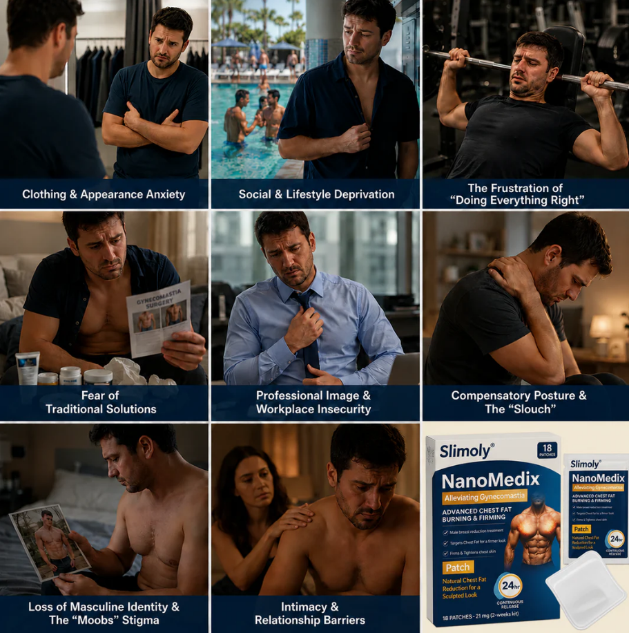 NanoMedix Gynecomastia Chest Fatburn & Firm Patch
