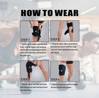 Breathable Adjustable Knee Support Brace