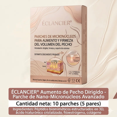 ÉCLANCIER®: adhesivo avanzado de microagujas nano para el aumento mamario dirigido