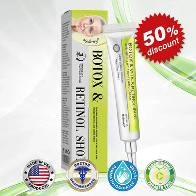 🪄💫Made and shipped from the USA 💫Rolimey® Botox & Vita-A Retinol Shot Wrinkle-Lift Tightening cream - Last Day Promotion 70% OFF