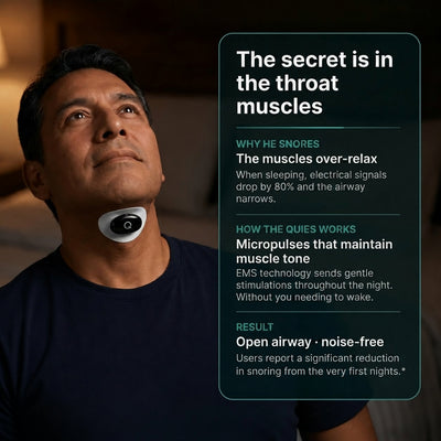 Quies™ - THE END OF SNORING